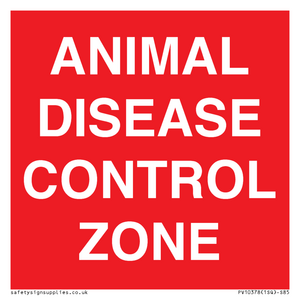 ANIMAL DISEASE CONTROL ZONE 